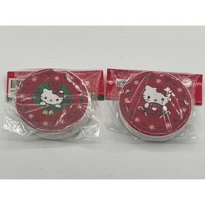 Hello Kitty Christmas Ceramic Car Coasters Set of 2 Coasters Hobby Lobby